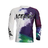 ACERBIS J-WINDY VENTED BRUSH CAMISETA BLANCO PURPORA