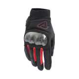 ACERBIS RAMSEY VENTED PRO GUANTES DE MOTO NEGRO ROJO