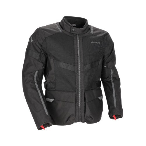 ACERBIS RAMSEY VENTILIERTE LANGE SCHWARZE MOTORRADJACKE