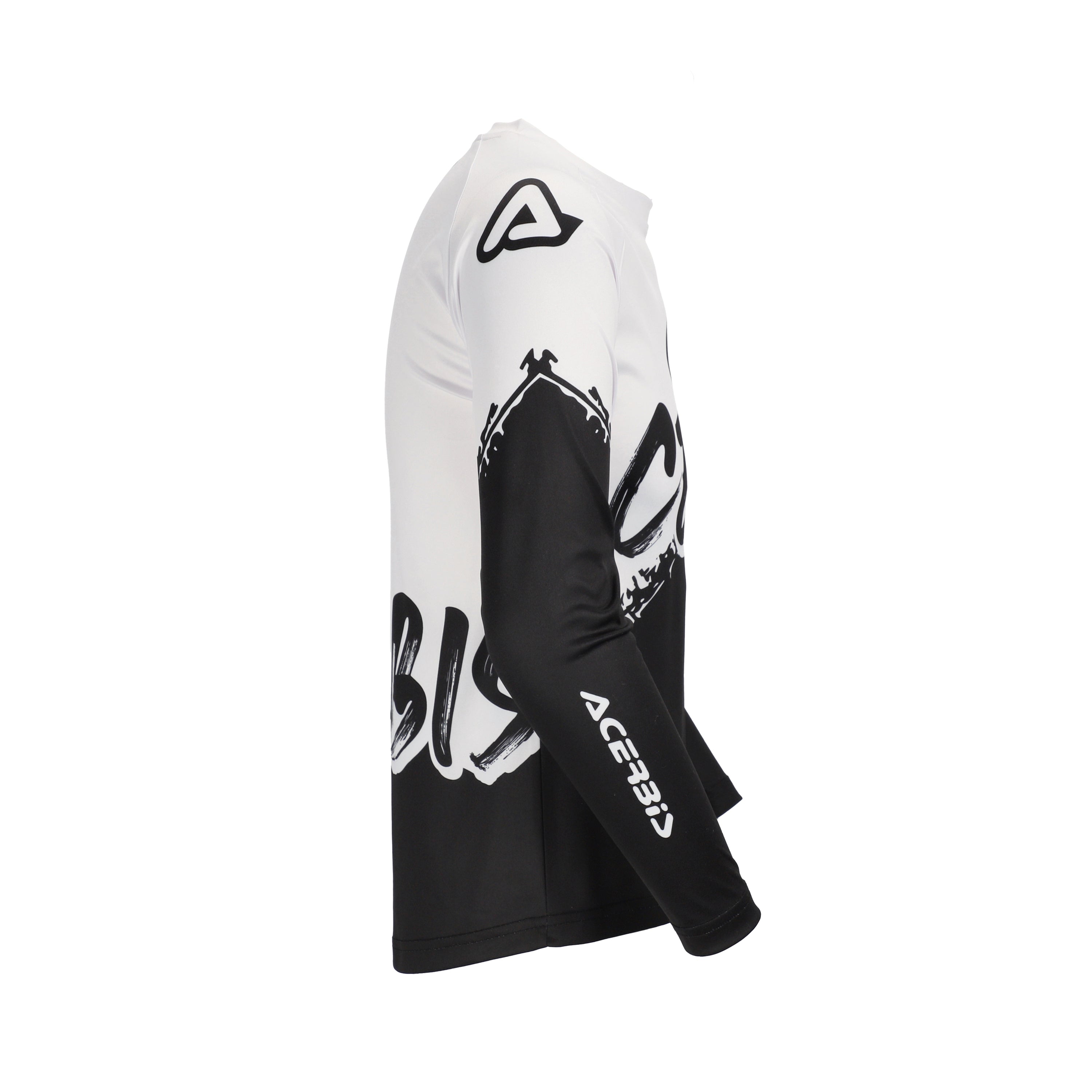 ACERBIS CAMISETA MX NIÑO LINEAL NEGRO BLANCO