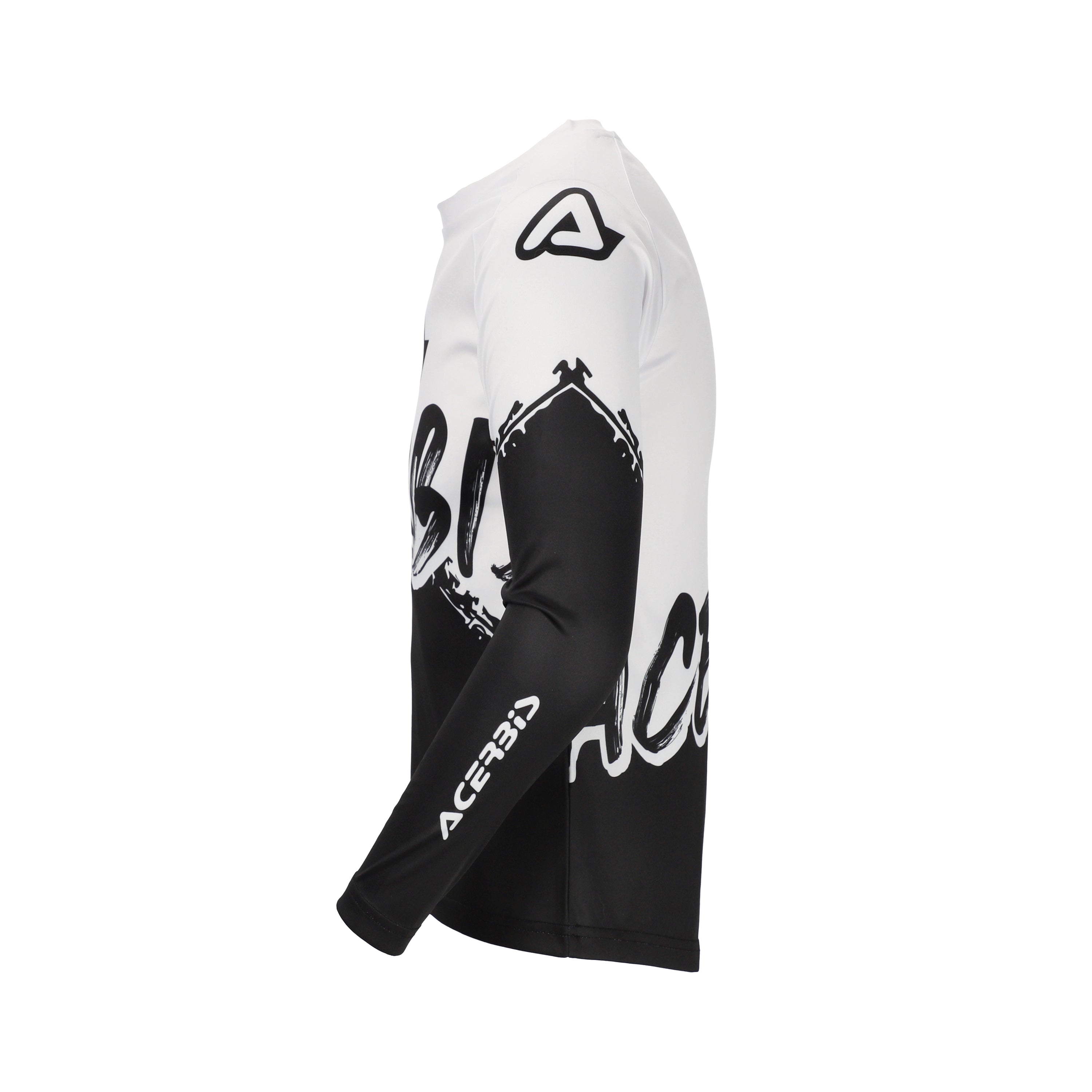 ACERBIS CAMISETA MX NIÑO LINEAL NEGRO BLANCO