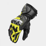 SHIMA RS-3 MAN DEPORTIVOS DE MOTOCICLETA GUANTES NEGRO FLUOR