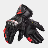 SHIMA RS-3 GUANTES DE MOTO HOMBRE NEGRO ROJO