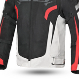 GIACCA MOTO DA UOMO BELA HIGHLAND ANTRACITE KAKI NERO ROSSO