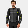 Giacca in pelle da uomo Shima Bandit 2.0 Fluo