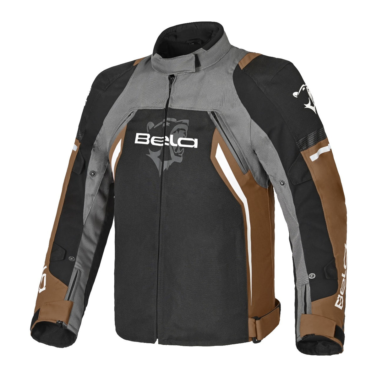 BELA CORDANIEL MEN'S MOTORCYCLE JACKET BLACK BROWN