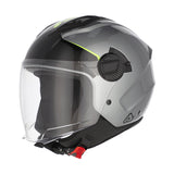 ACERBIS JET LEVANTE 535 CASCO AVENTURO DE MOTO GRIS AMARILLO