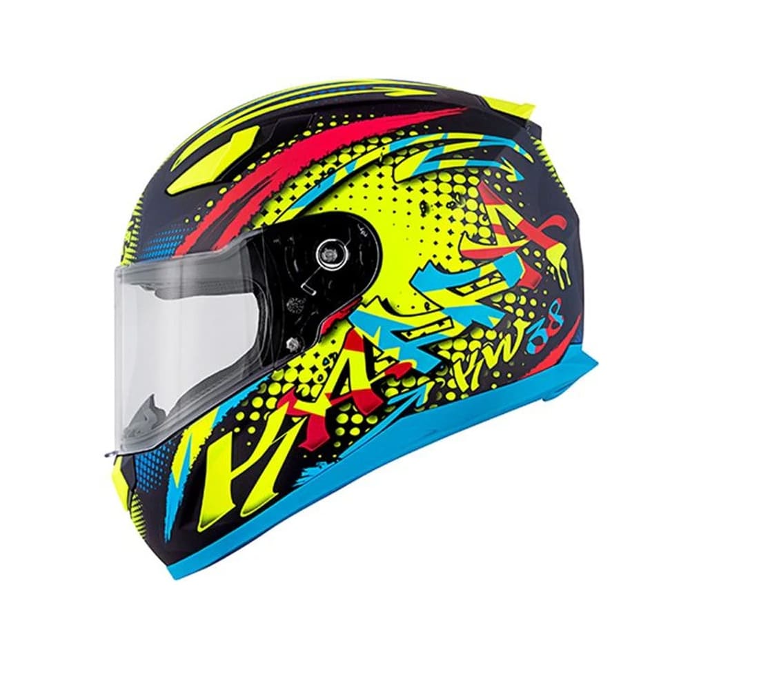 KAPPA KV38 Houston Moto Integral Casco Negro Azul - CASCO