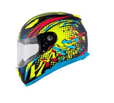 KAPPA KV38 Houston Moto Integral Casco Negro Azul - CASCO