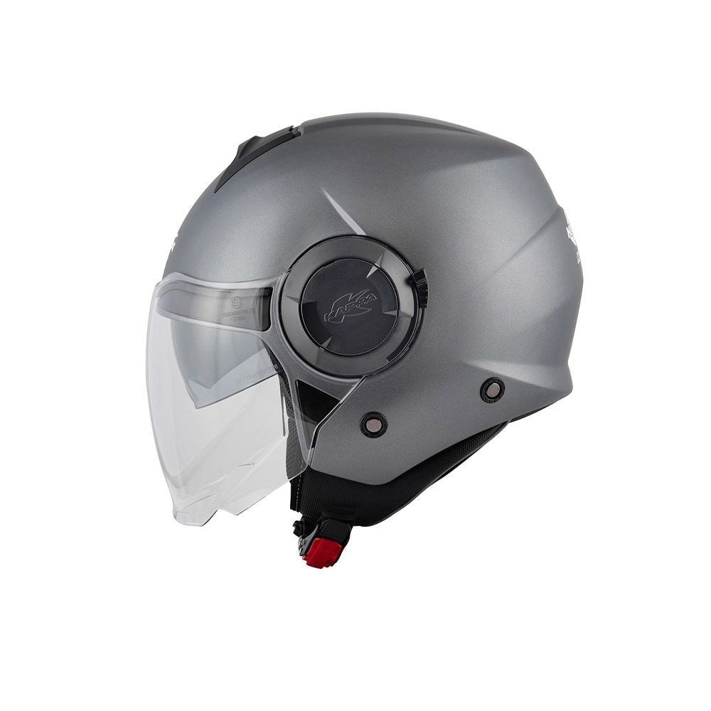 Kappa KV37M Moto EVO 2 Base Casco Jet Titanio Mate - CASCO