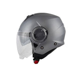 Kappa KV37M Moto EVO 2 Base Casco Jet Titanio Mate - CASCO