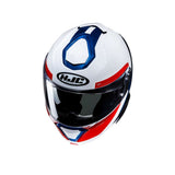 HJC i91 BINA MC21 Casco Modular de moto Blanco Azul Rojo