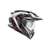 Kappa KV33 Enduro Wizard aventura Casco blanco negro rojo - CASCO