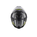 KAPPA KV51 ZENITH ABS motocicleta integral Casco negro titanio amarillo flúor
