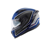 KAPPA KV52 KRONOS ABS Moto Integral Casco Azul Mate Plata