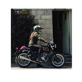 HJC V60 ESTILO CLÁSICO DE MOTOCICLETA CASCO INTEGRAL NEGRO