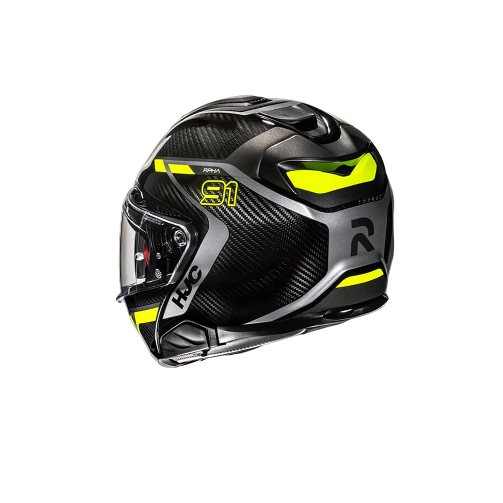 HJC RPHA91 CARBON LAGOS MC3H DE MOTOCICLETA CASCO INTEGRAL