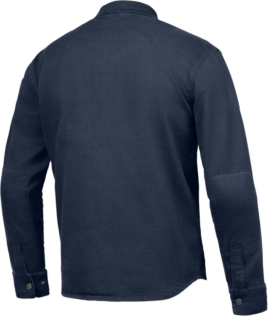 IXON SETTLER Hombres Textil Moto Camisa Azul Marino