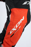 IXON DEMONIO 1 PIEZA HOMBRE MOTO TRAJE DE CUERO NEGRO ROJO BLANCO