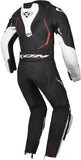 IXON VORTEX 3 NIÑOS 1 PIEZA MOTO TRAJE DE CUERO NEGRO BLANCO