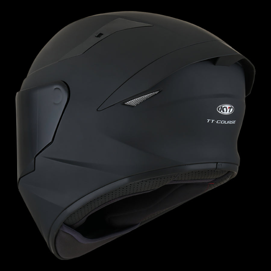 KYT- CASCOS TT-COURSE PLAIN MATT BLACK