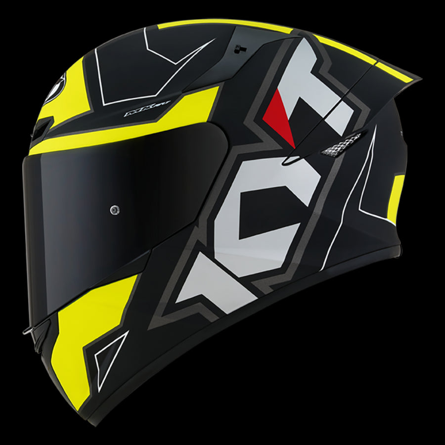 KYT- CASCOS TT-COURSE ELECTRON MATT BLACK/YELLOW