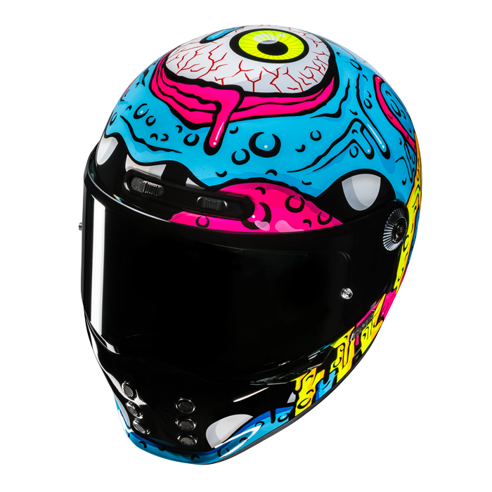 HJC V10 SQUEEZE MC28 Casco Integral De Moto