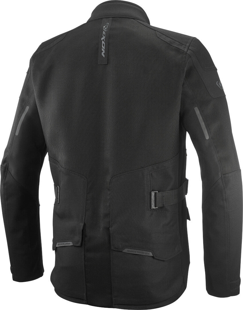 IXON M-NJORD Hombre Moto Textil Chaqueta Negra