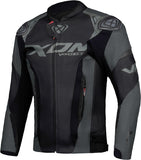 IXON VORTEX 3 Hombre Chaqueta De Cuero Motociclista De Carreras