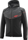 IXON SECTION Hombre Verano Moto Textil Chaqueta Negro/Antracita/Rojo