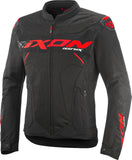 IXON IONIX Verano Chaqueta Textil De Moto Negro Rojo