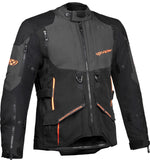 IXON RAGNAR Aventura Chaqueta Textil Moto Negro Antracita Naranja