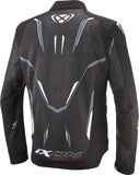 IXON DEMONIAK Verano Moto De Chaqueta Textil Negro Blanco