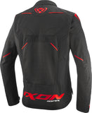 IXON IONIX Verano Chaqueta Textil De Moto Negro Rojo