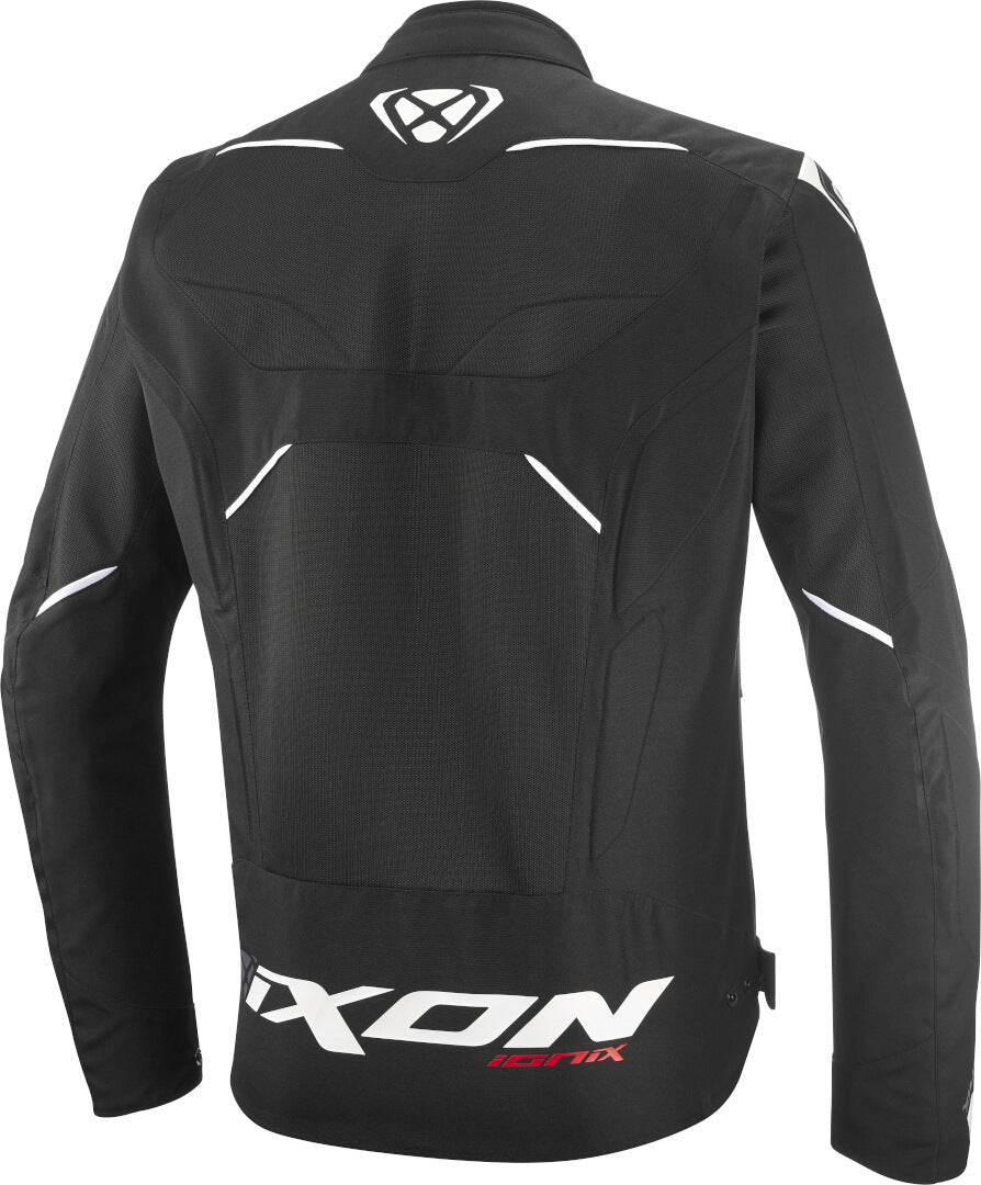 IXON IONIX Verano Chaqueta Textil De Moto Negro Blanco