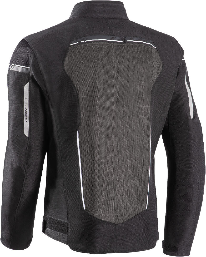 IXON T-REX Toda la Temporada Chaqueta Textil Moto Negro/Blanco/Gris