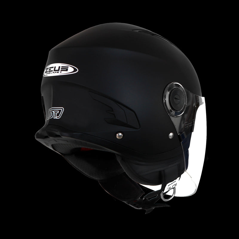 ZEUS-CASCO JET ZS-617 Matte/Negro