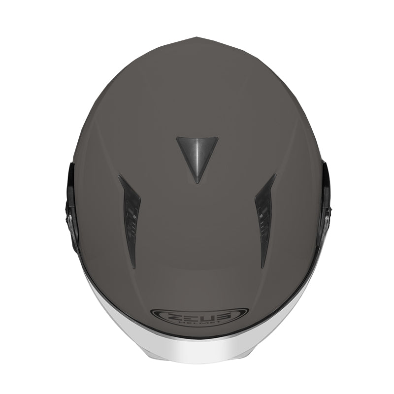 ZEUS-CASCO JET ZS-205 MATT BLACK SILVER