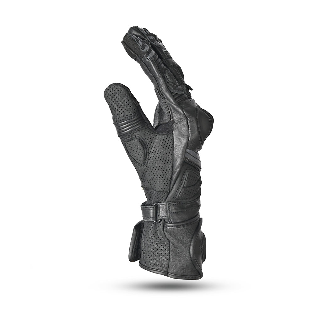 R-TECH - Guantes Piel GP Racing Negro