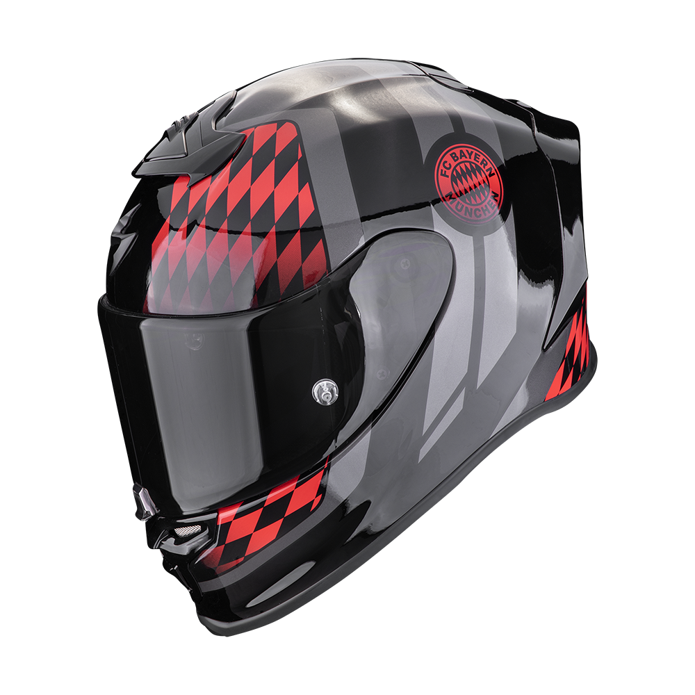 SCORPION  - EXO-R1 EVO AIR FC BAYERN Negro-Rojo