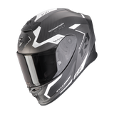 SCORPION EXO-R1 EVO CARBON AIR PROPEL CASCO DE MOTO Negro-Mate-Plata
