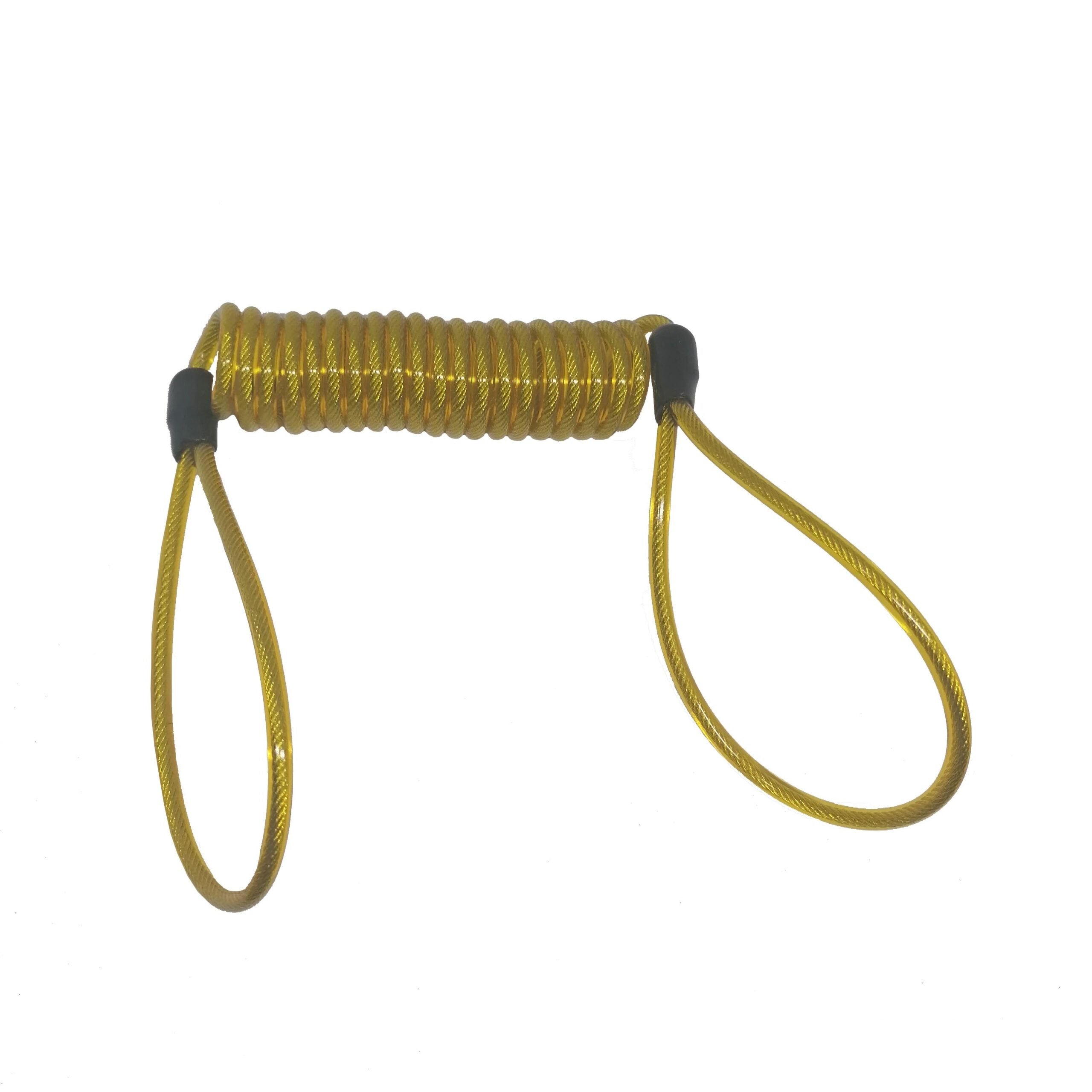 KUM-Cable Espiral 150 cm Amarillo- Unica - UNICA / Amarillo