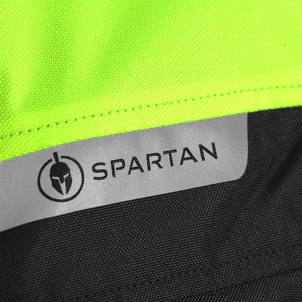 OXFORD- Chaqueta Textile Spartan Long WP Negro/Amarillo