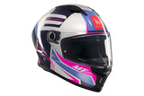 MT Stinger 2 Tron C8 Touring brillante Casco integral  motocicleta