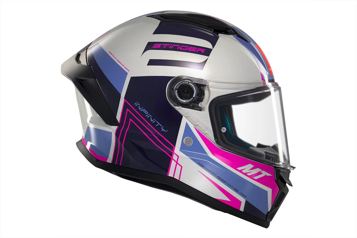 MT Stinger 2 Tron C8 Touring Brilliant Full Face Motorcycle Helmet – SECURTEX MOTOR S.L (t/a MaximoMoto)