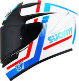 SUOMY-HELMET TRACK-1 NOVENTA E SETE BRANCO/VERMELHO E06