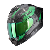 SCORPION EXO-1500 CARBON AIR PLATED CASCO DE MOTO NEGRO VERDE