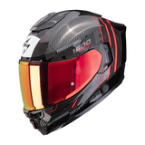 SCORPION EXO-1500 CARBON AIR ZITY CASCO DE MOTO Negro-Rojo