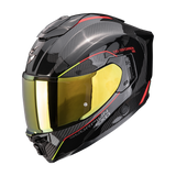 SCORPION EXO-1500 CARBON AIR MUNDI CASCO DE MOTO NEGRO ROJO AMARILLO