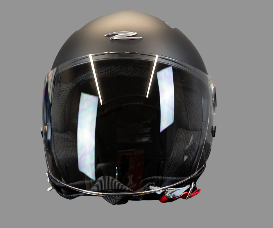 ZEUS-CASCO JET ZS-617 Matte/Negro